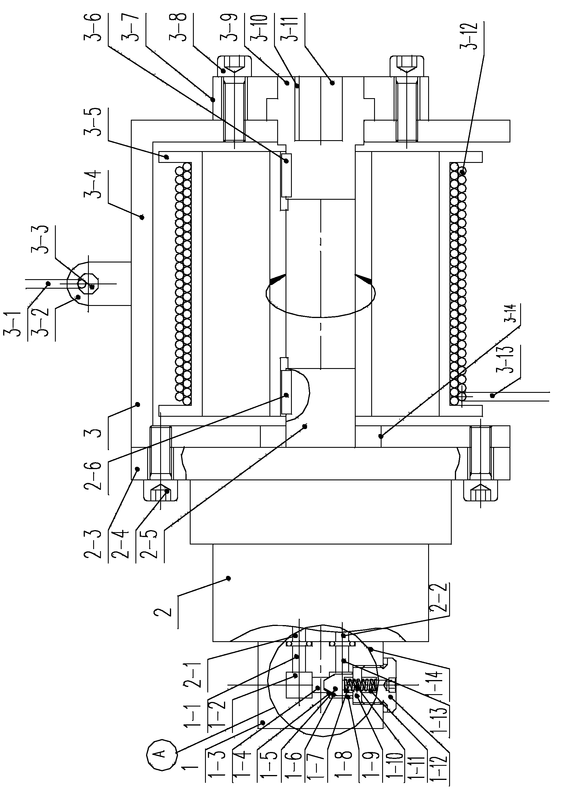 A hydraulic descender