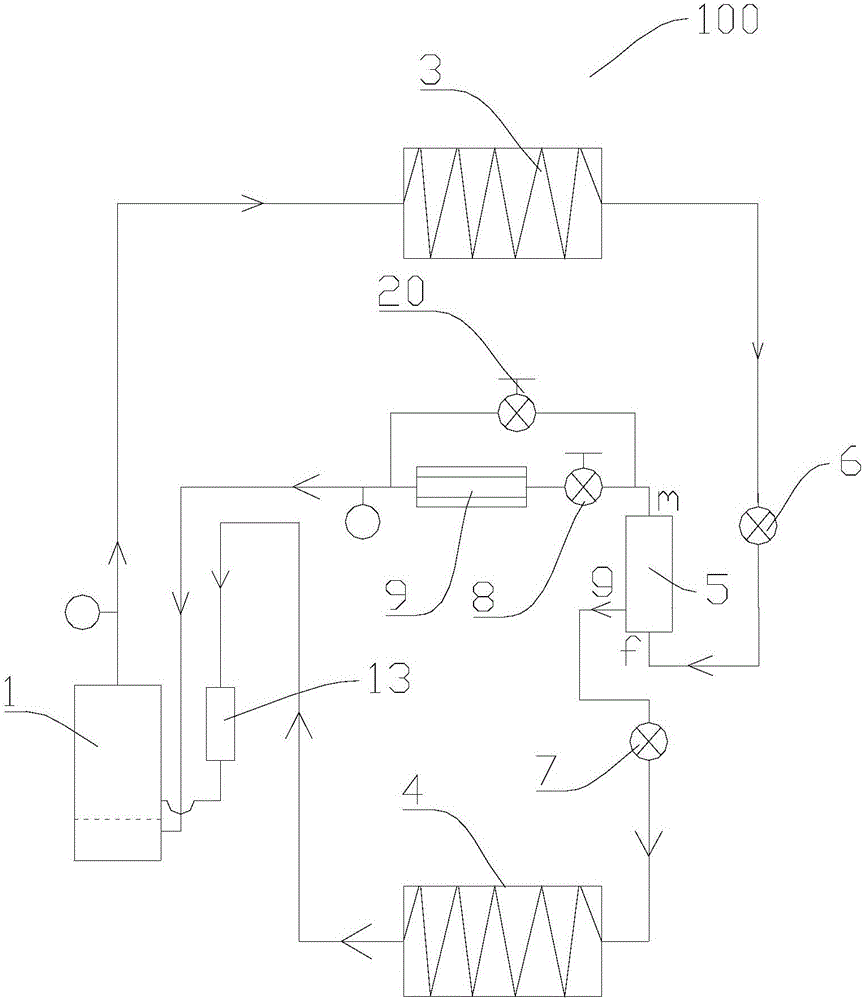 Air conditioner only having refrigeration function and control method thereof