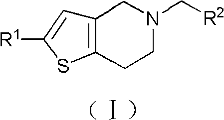 Nitrogen-containing heterocyclic thienopyridine compounds and preparation method and application thereof