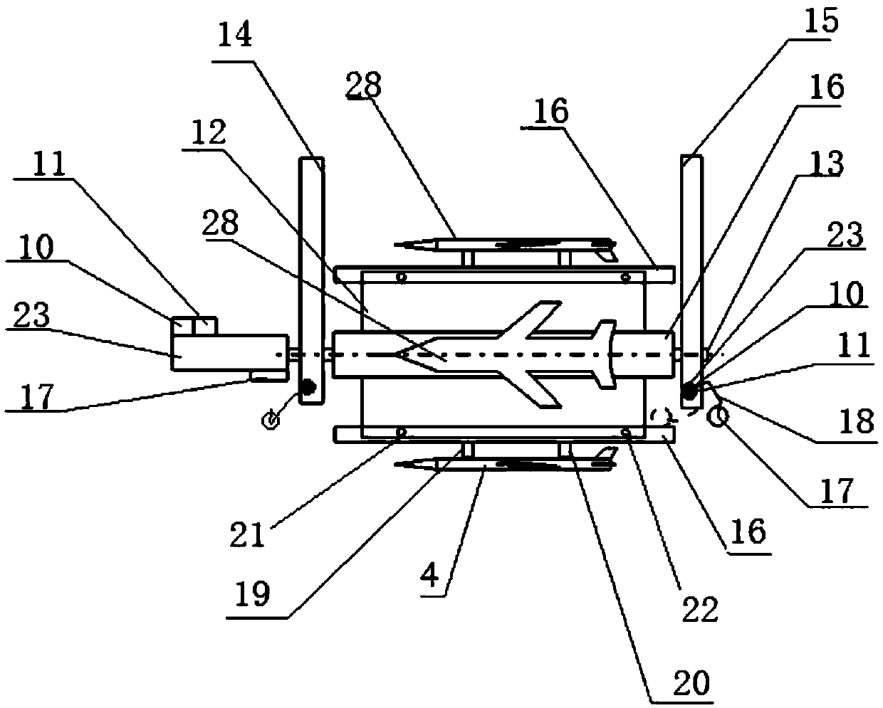 Sliding rail type unmanned aerial vehicle launching device with multiple groups of runners and launching method