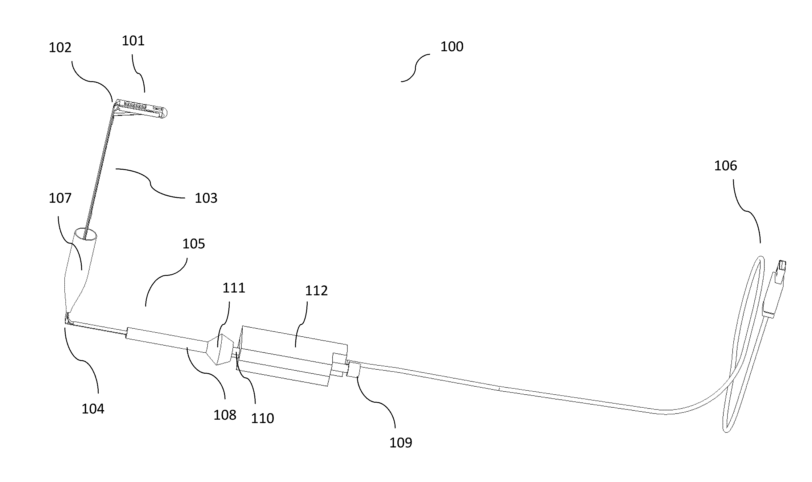 Single-use, port deployable articulating endoscope