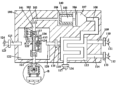 Novel agricultural non-point source pollution ecological treatment device