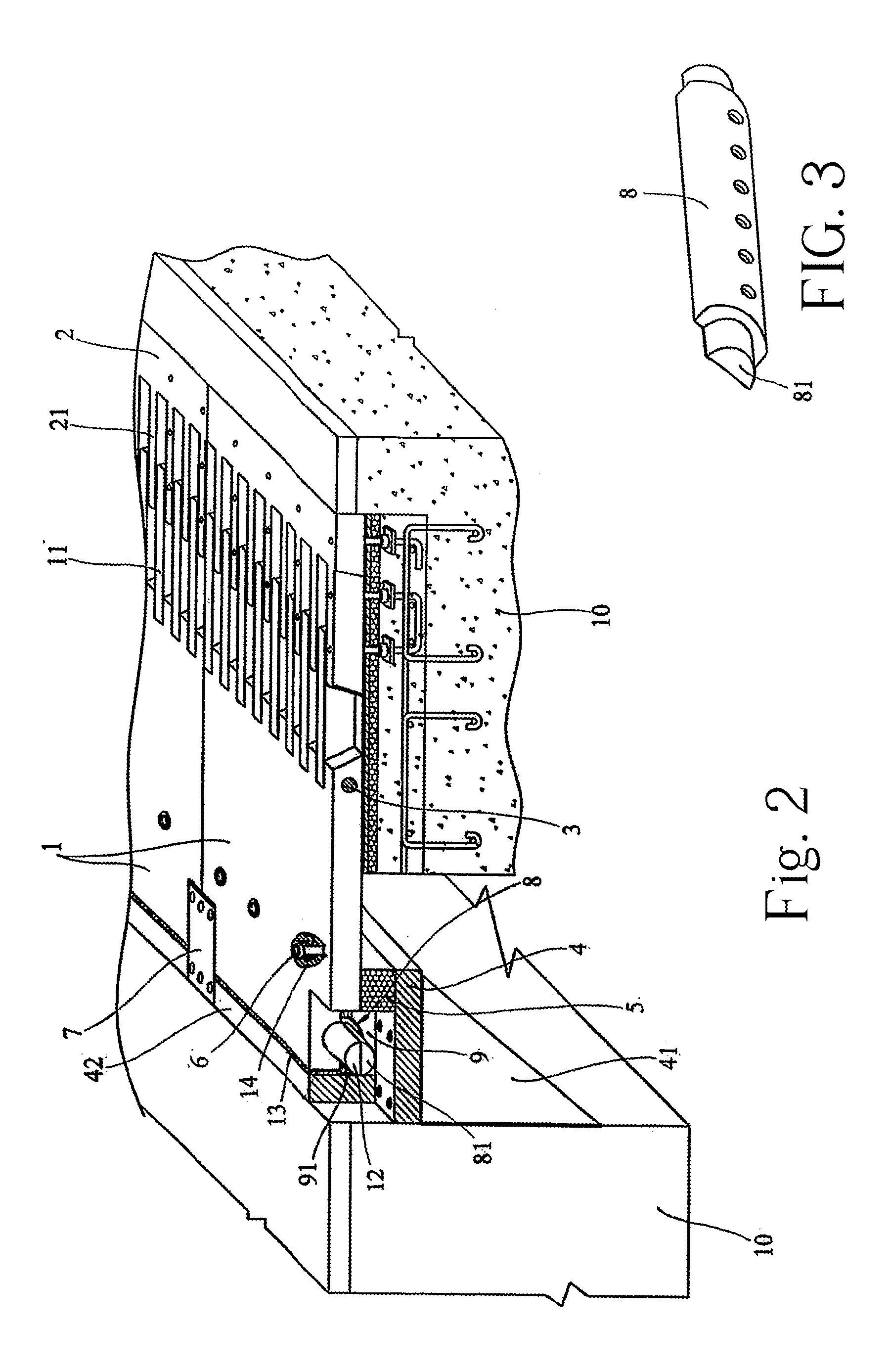 Large resisting distortion comb-type bridge expansion joint