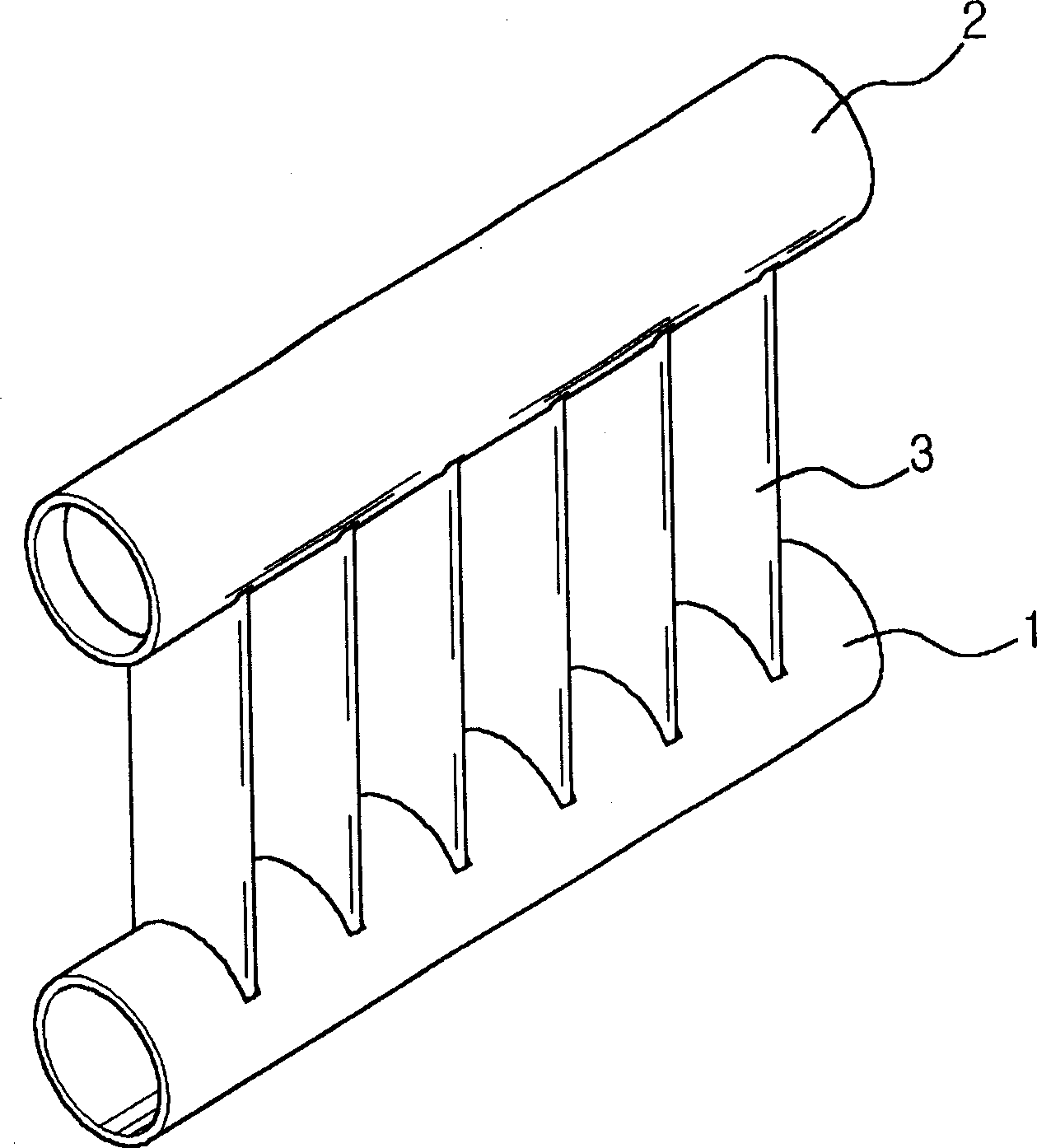 Superfine pipeline heat exchanger