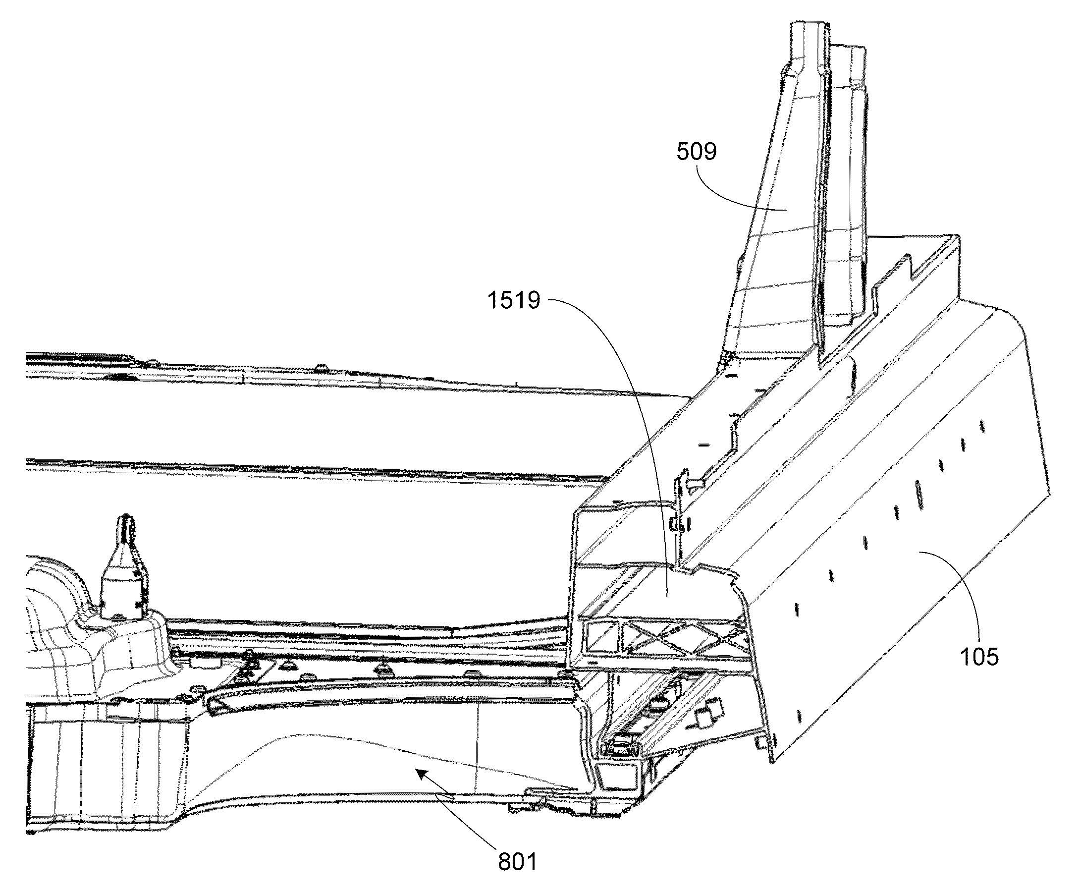 System for absorbing and distributing side impact energy utilizing a side sill assembly with a collapsible sill insert