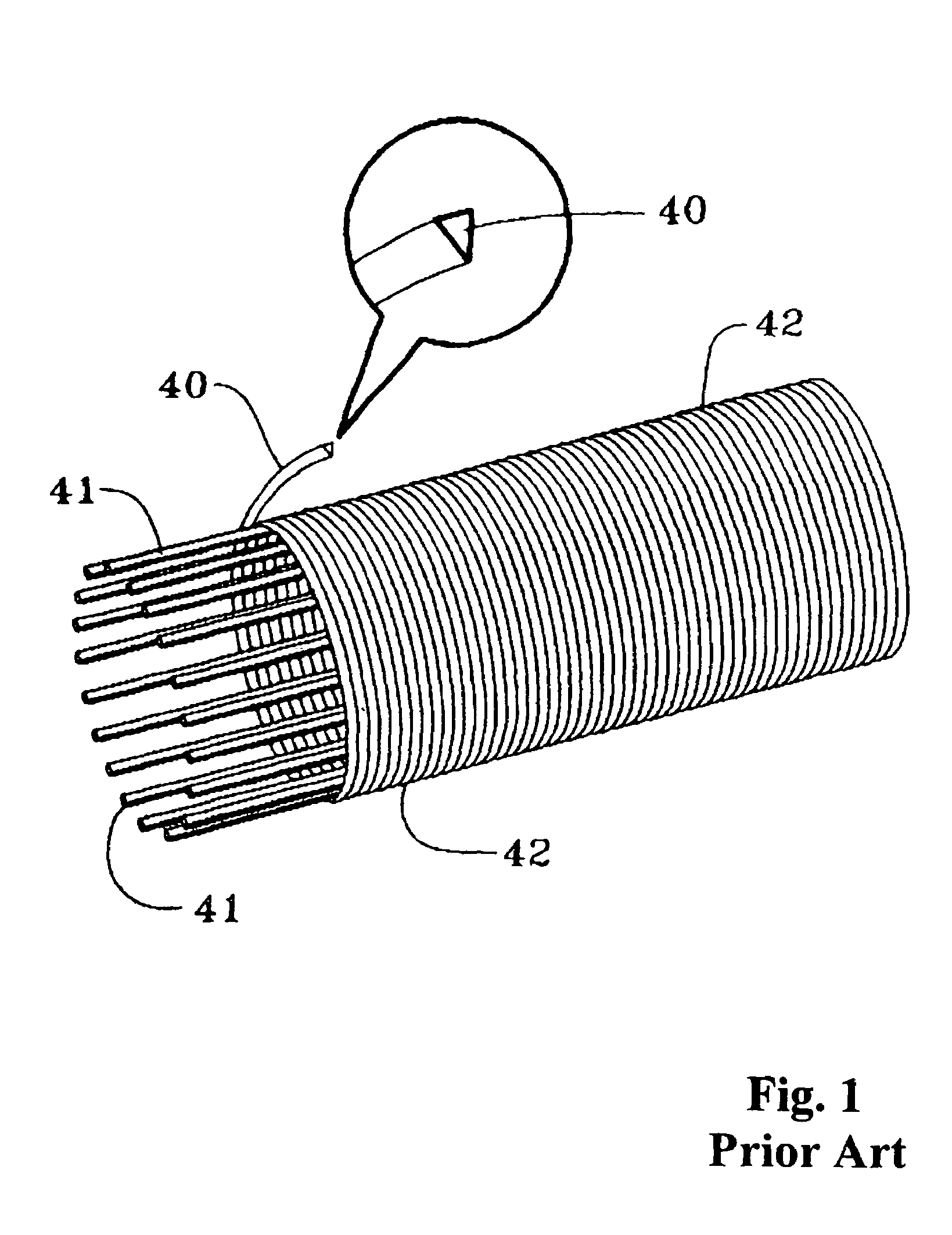 Concentric C-shaped filter and screen topology