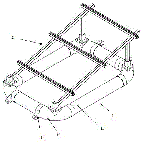 Waterborne floating carrier