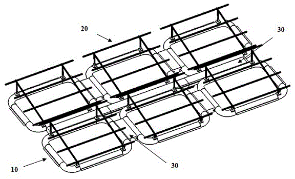 Waterborne floating carrier