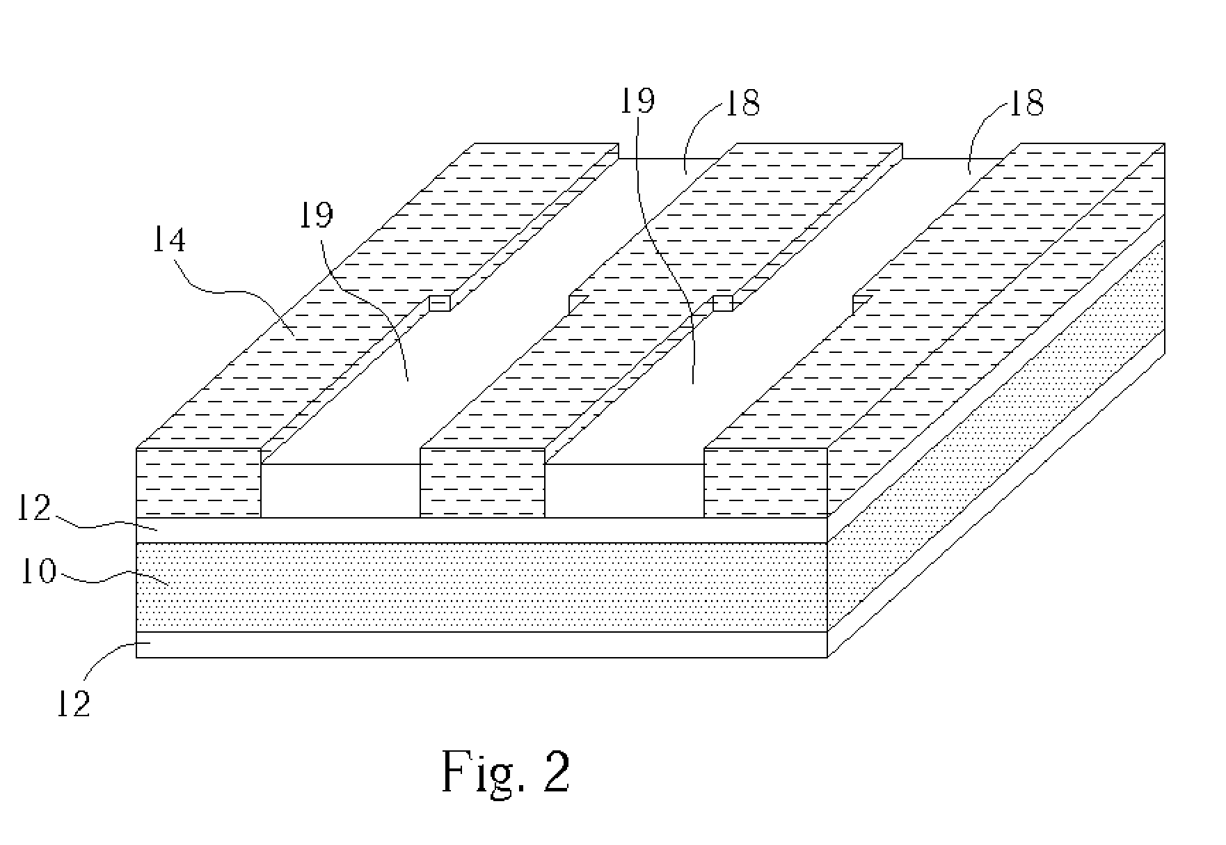 Method for fabricating a packaging substrate