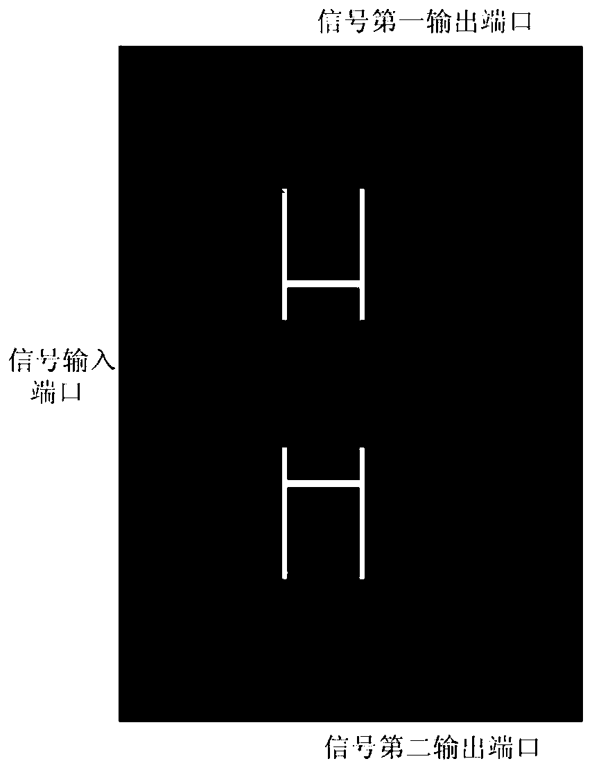 Miniaturized harmonic suppression equal-dividing power divider based on H-type defect ground artificial transmission line