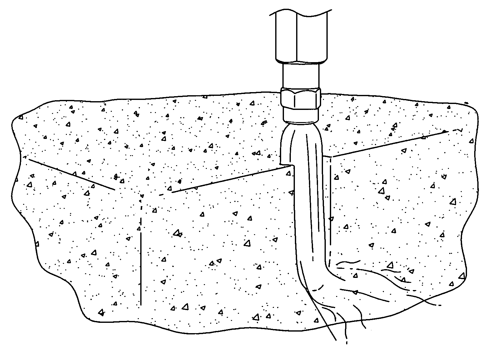 Method and apparatus for jet-assisted drilling or cutting