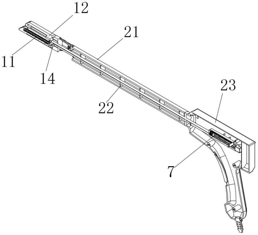 One-time forming linear cutting anastomat