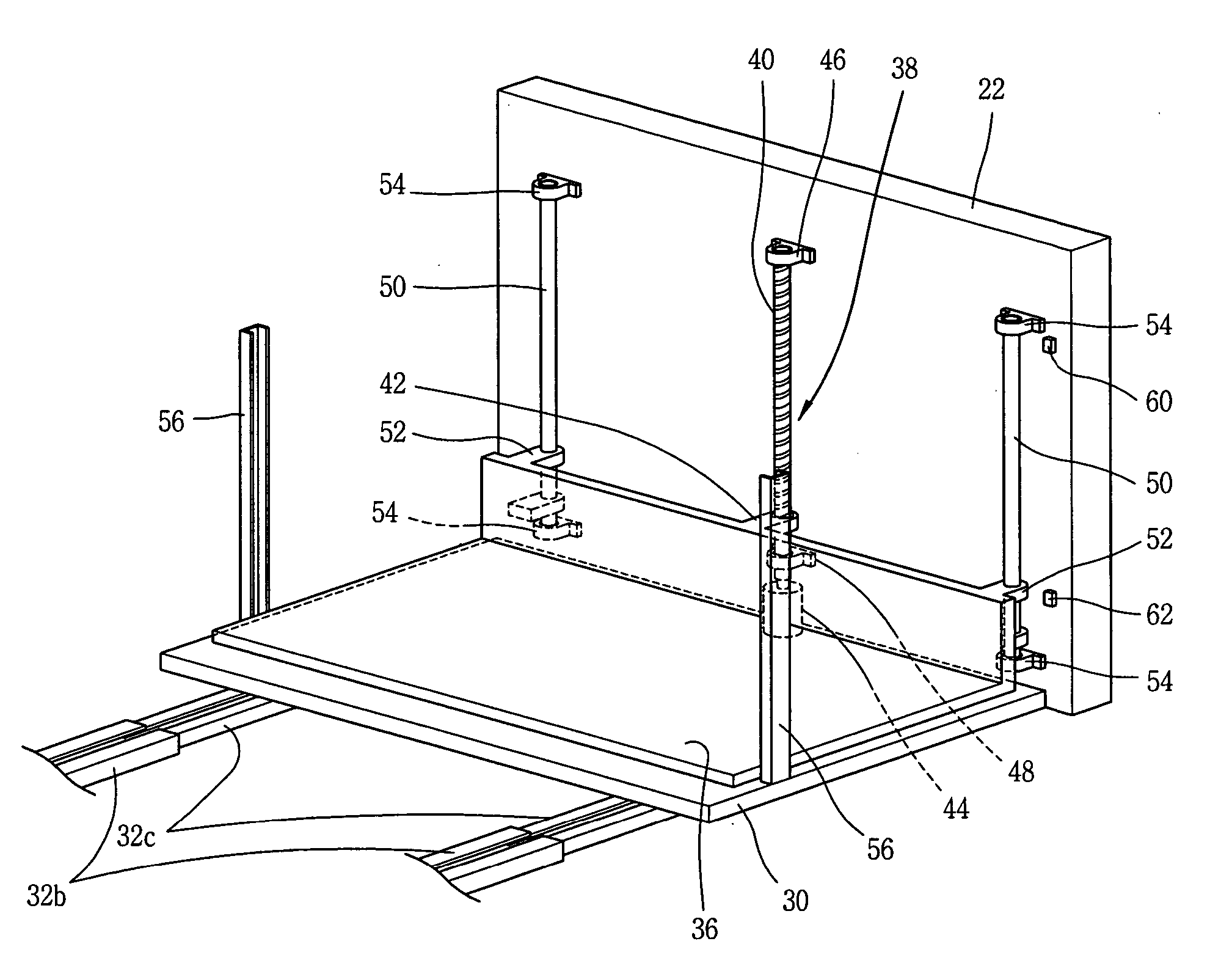 Bottom drawer type refrigerator having basket lift device