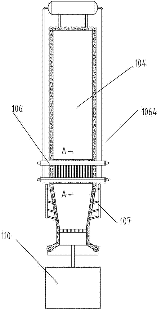 Moving grate drying bed-circulating fluidized bed boiler-compounded incineration equipment