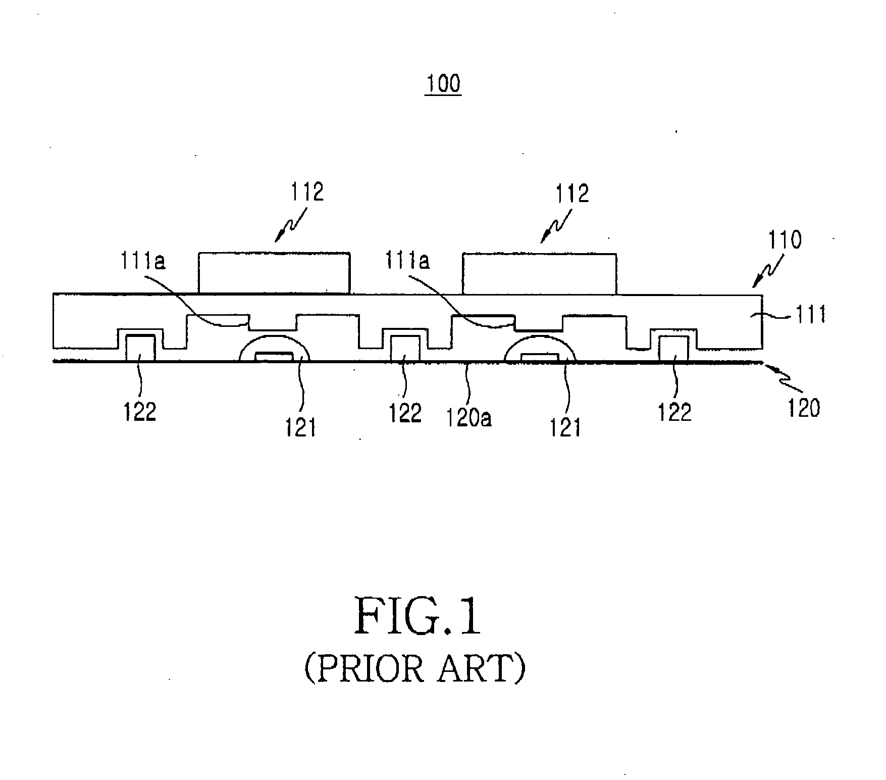 Keypad assembly for portable terminal