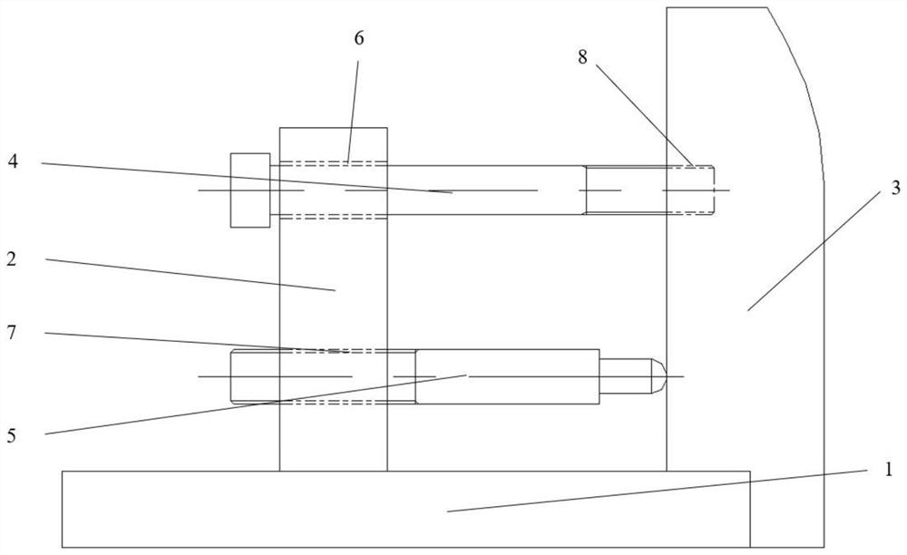 Elastic telescopic positioning device for automobile body sheet metal part stamping die