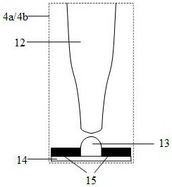 Differential acceleration sensing device based on NV color center solid spinning