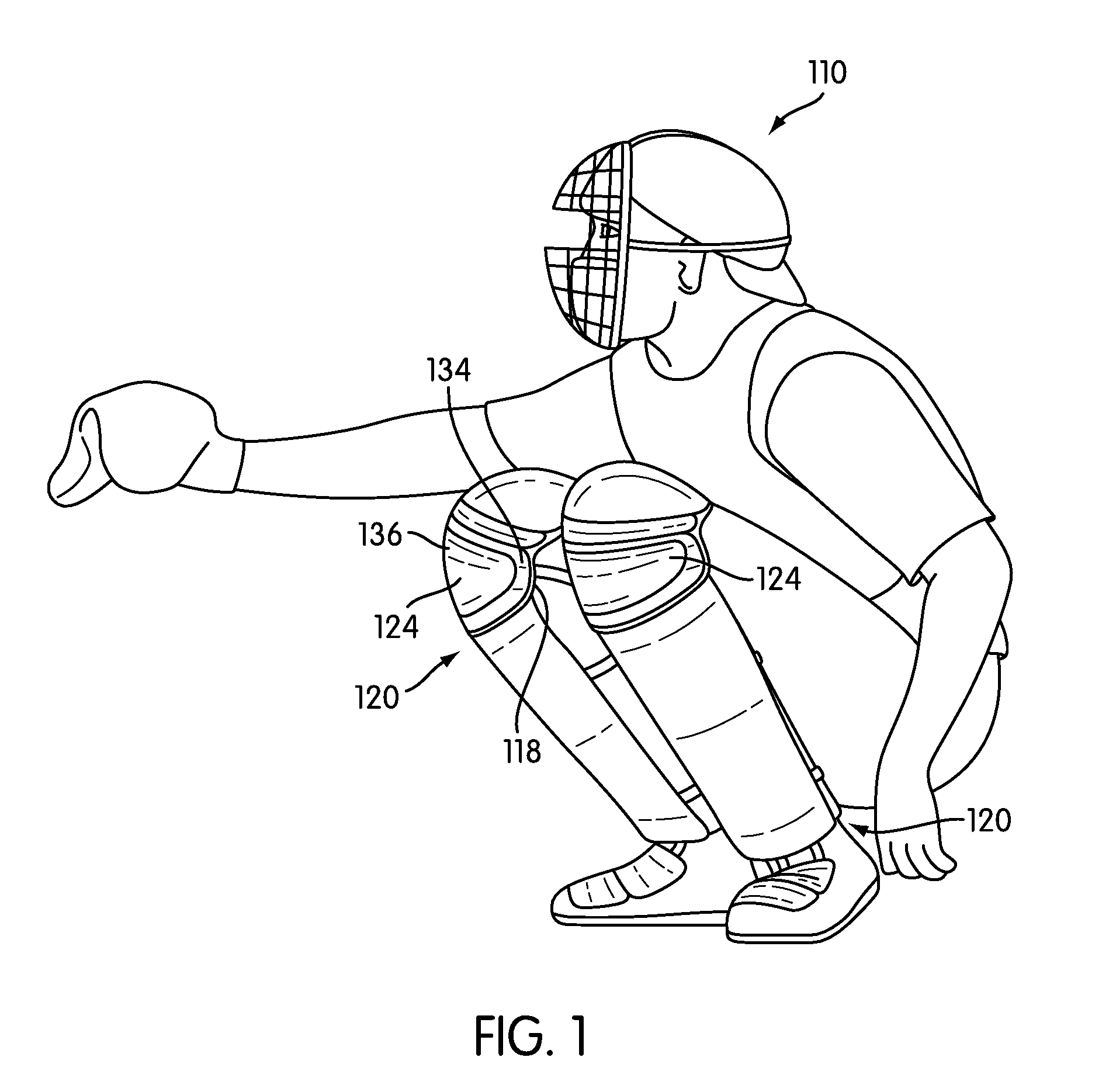 Protective knee covering