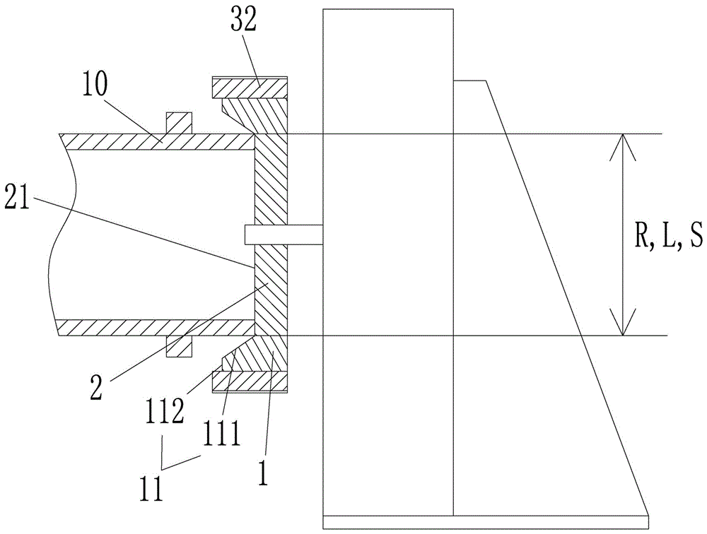 Slag scraper for steel ladle opening