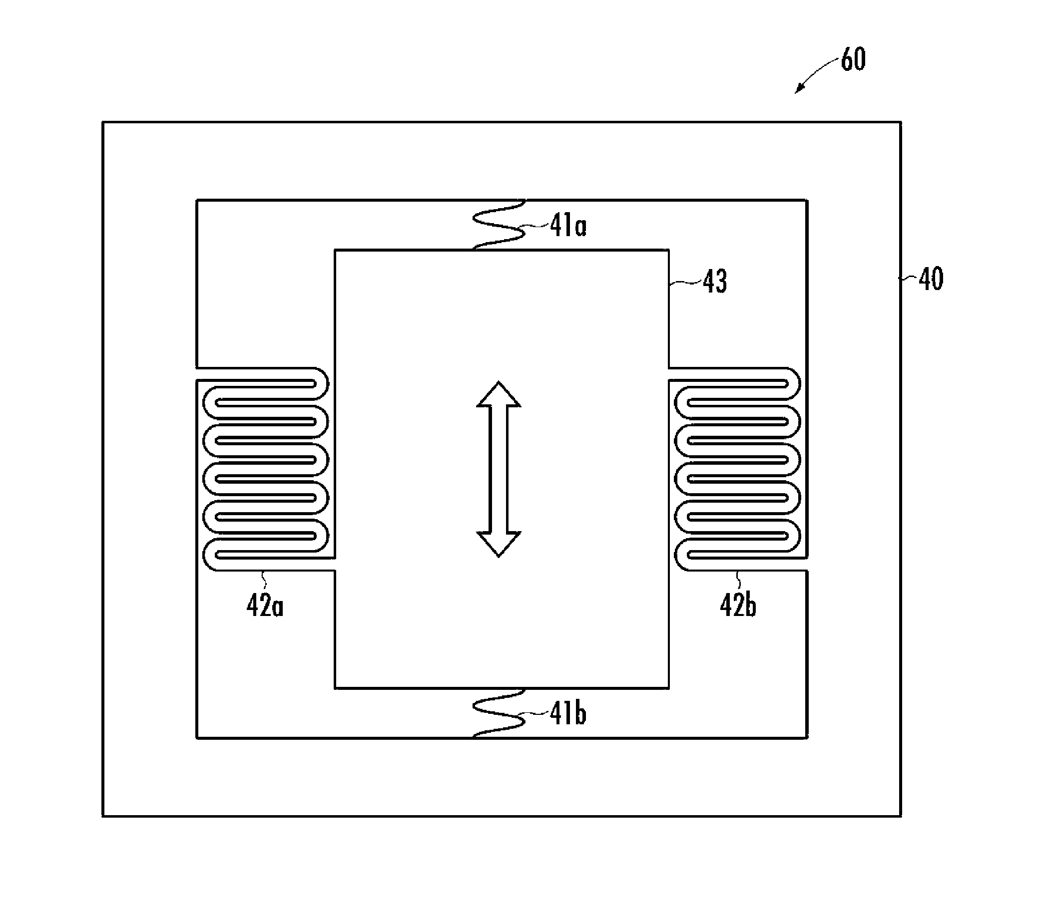 Actuator device for optical deflector