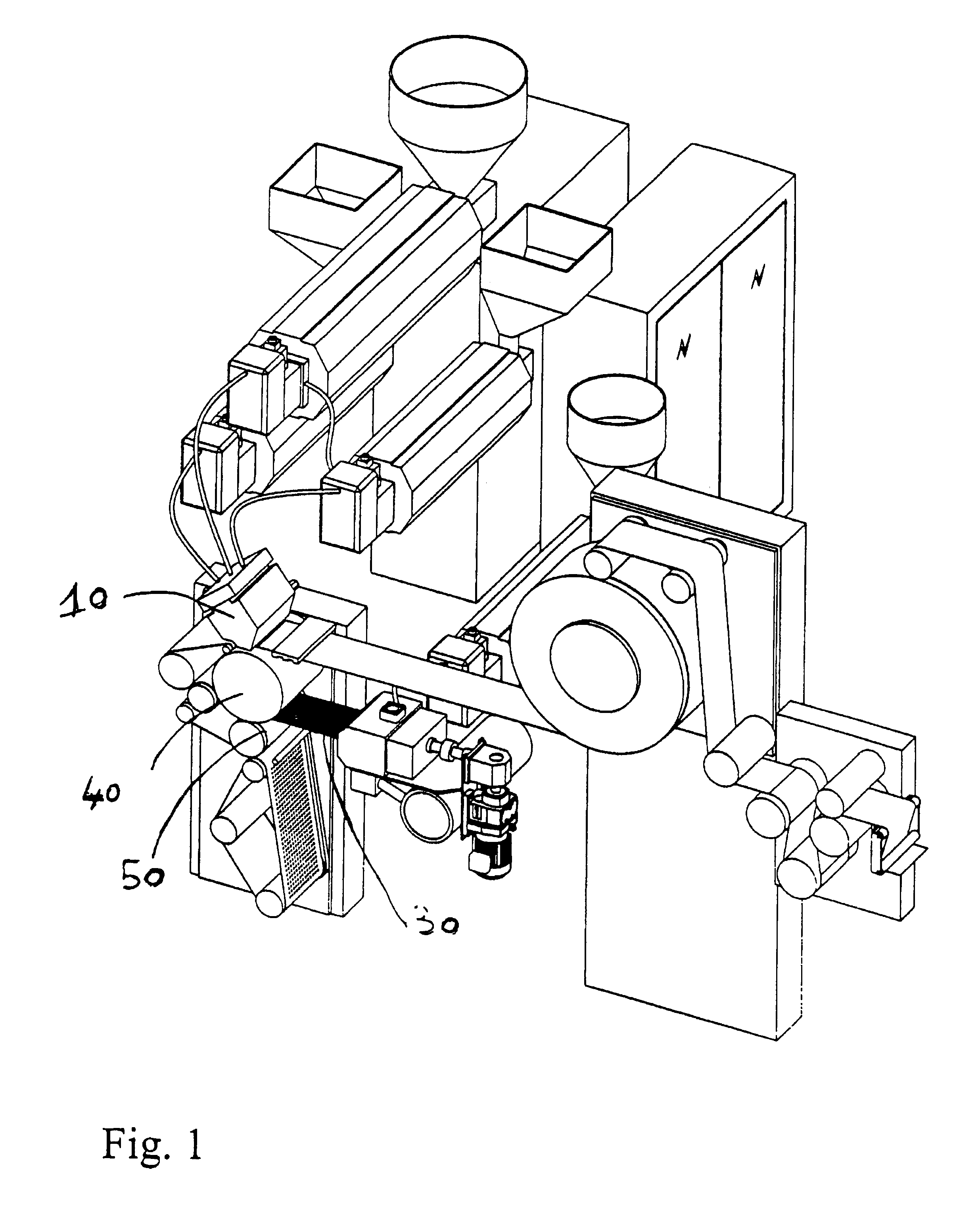 Film comprising individual anchored filaments