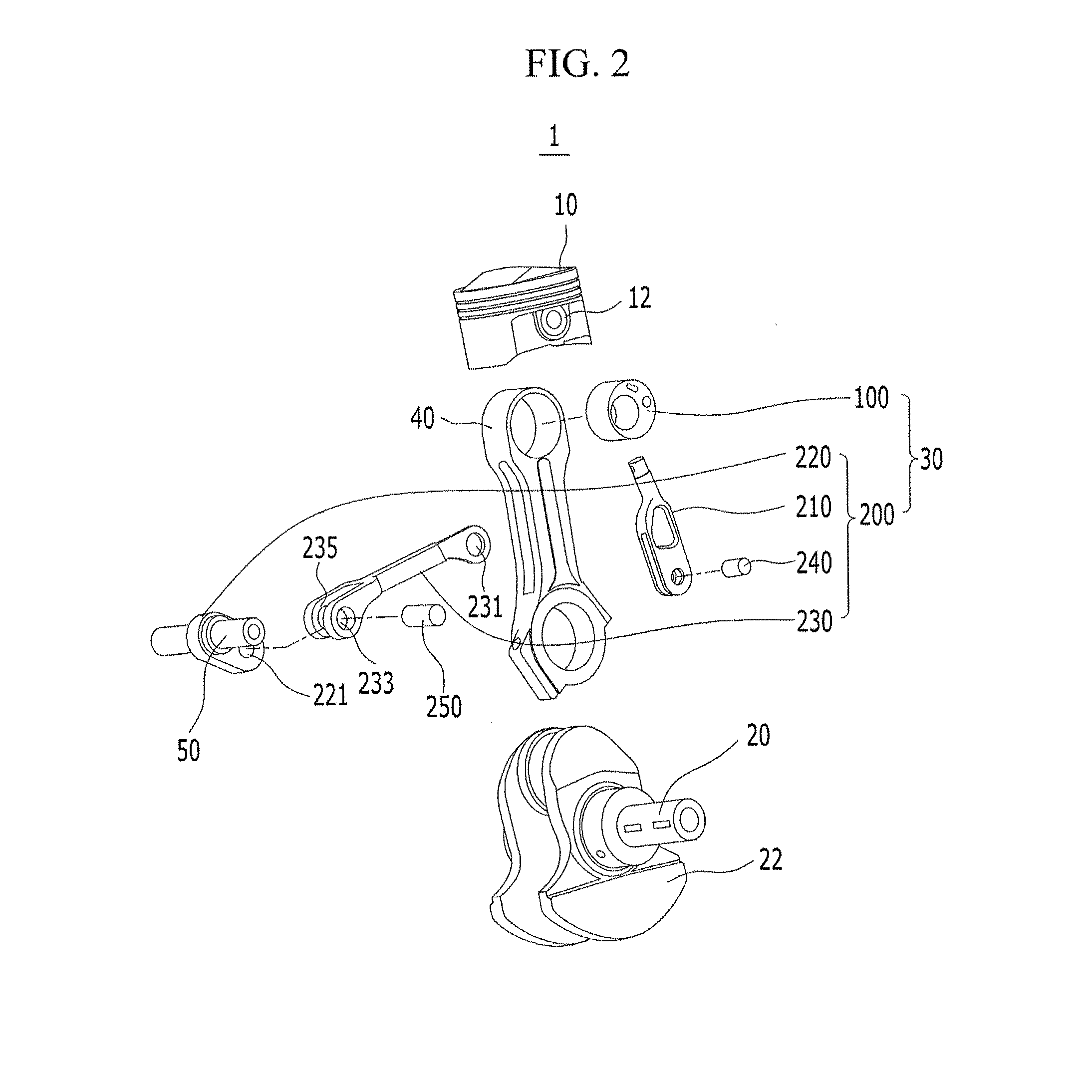 Variable compression ratio apparatus