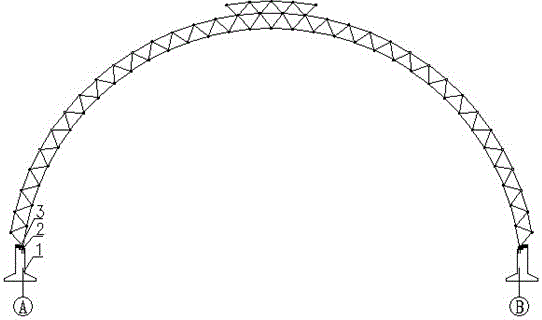 Cylindrical latticed shell sealed canopy and expanded installation method thereof