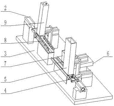 Automatic propelling device for medical slice preparation clamp