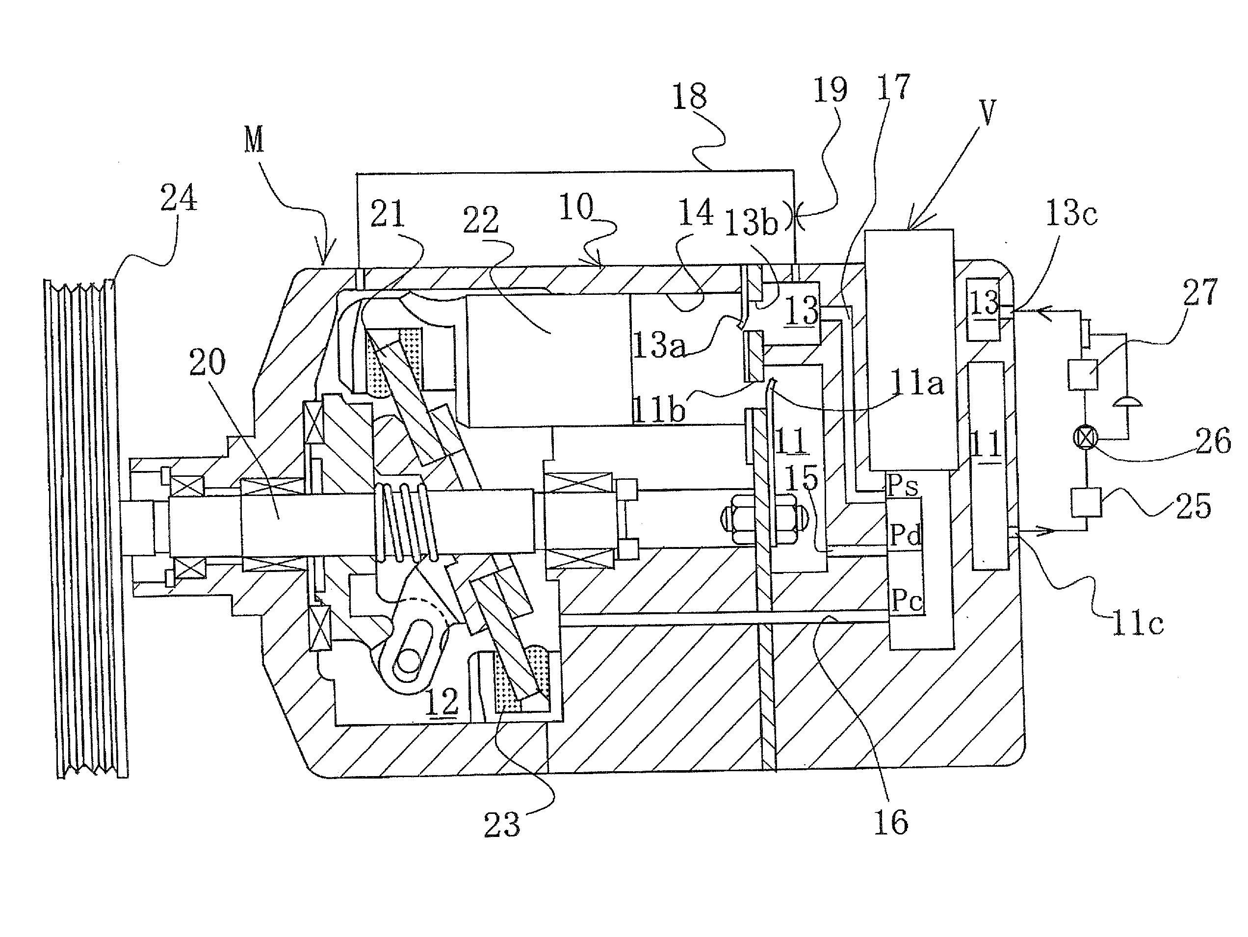 Volume control valve