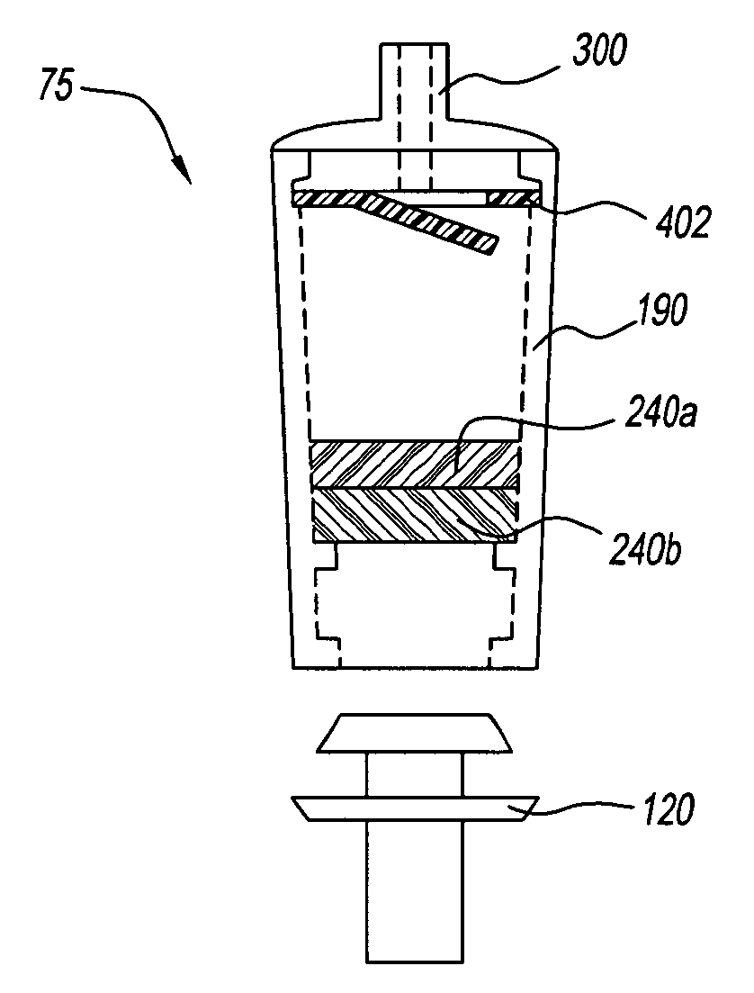 Strainer/filter unit for an aspirating filtration system and method thereof