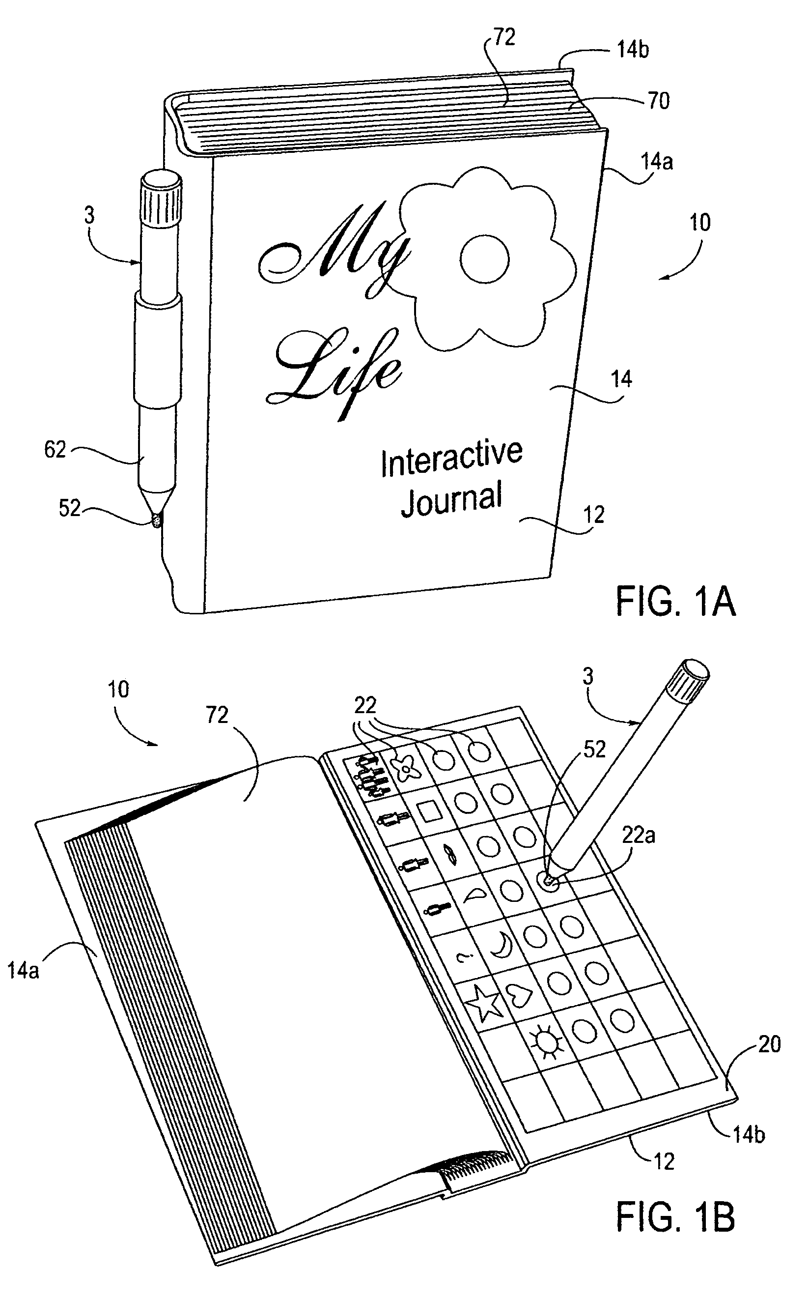 User interactive journal