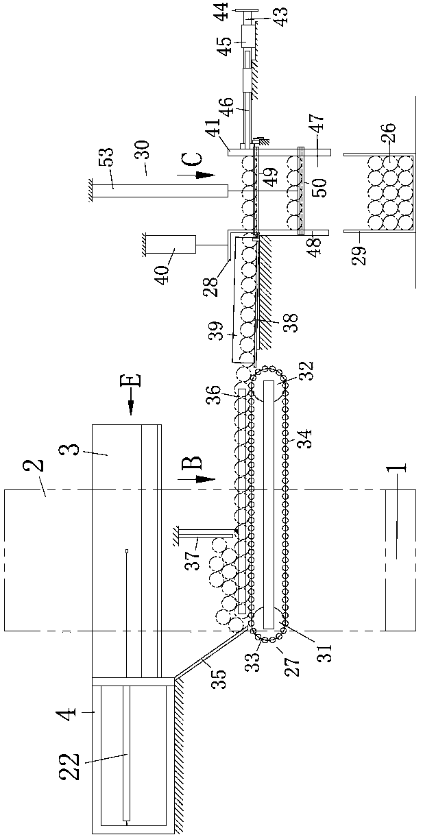 Paper tube conveying and loading device and use method thereof