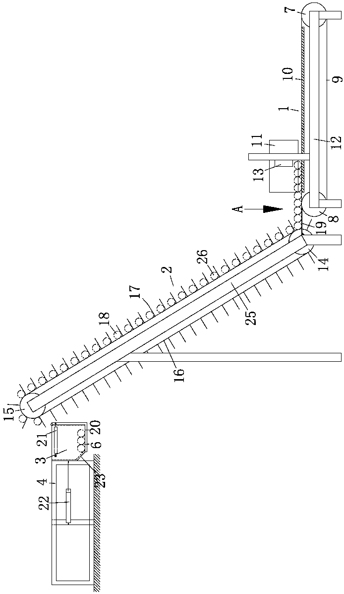 Paper tube conveying and loading device and use method thereof