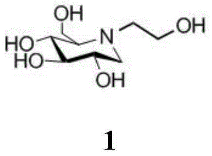 A preparing method of a miglitol intermediate