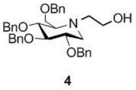 A preparing method of a miglitol intermediate