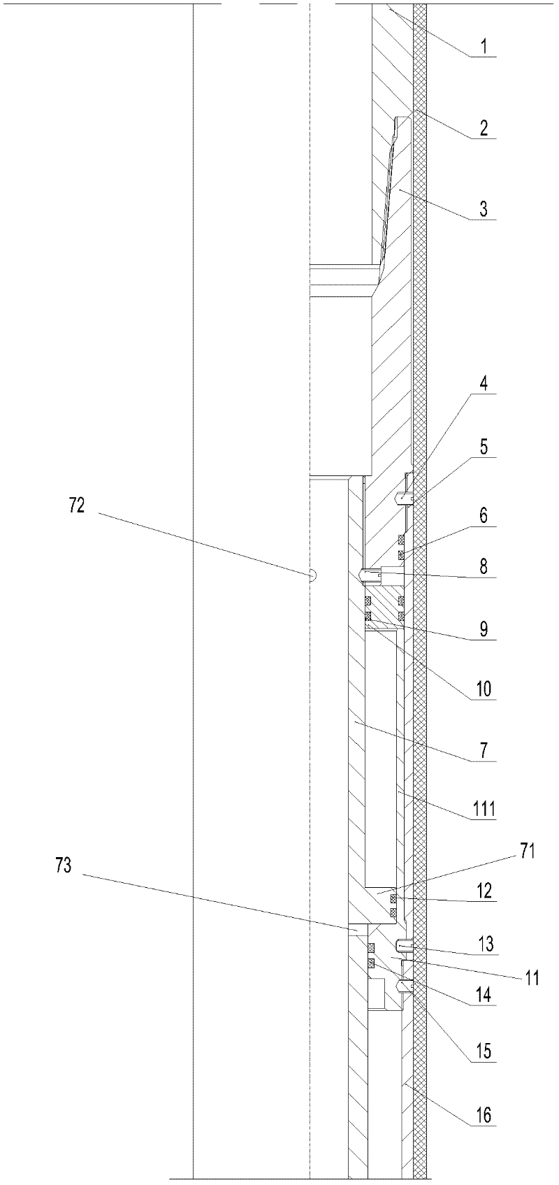 Branched well screen pipe anchoring compensation device