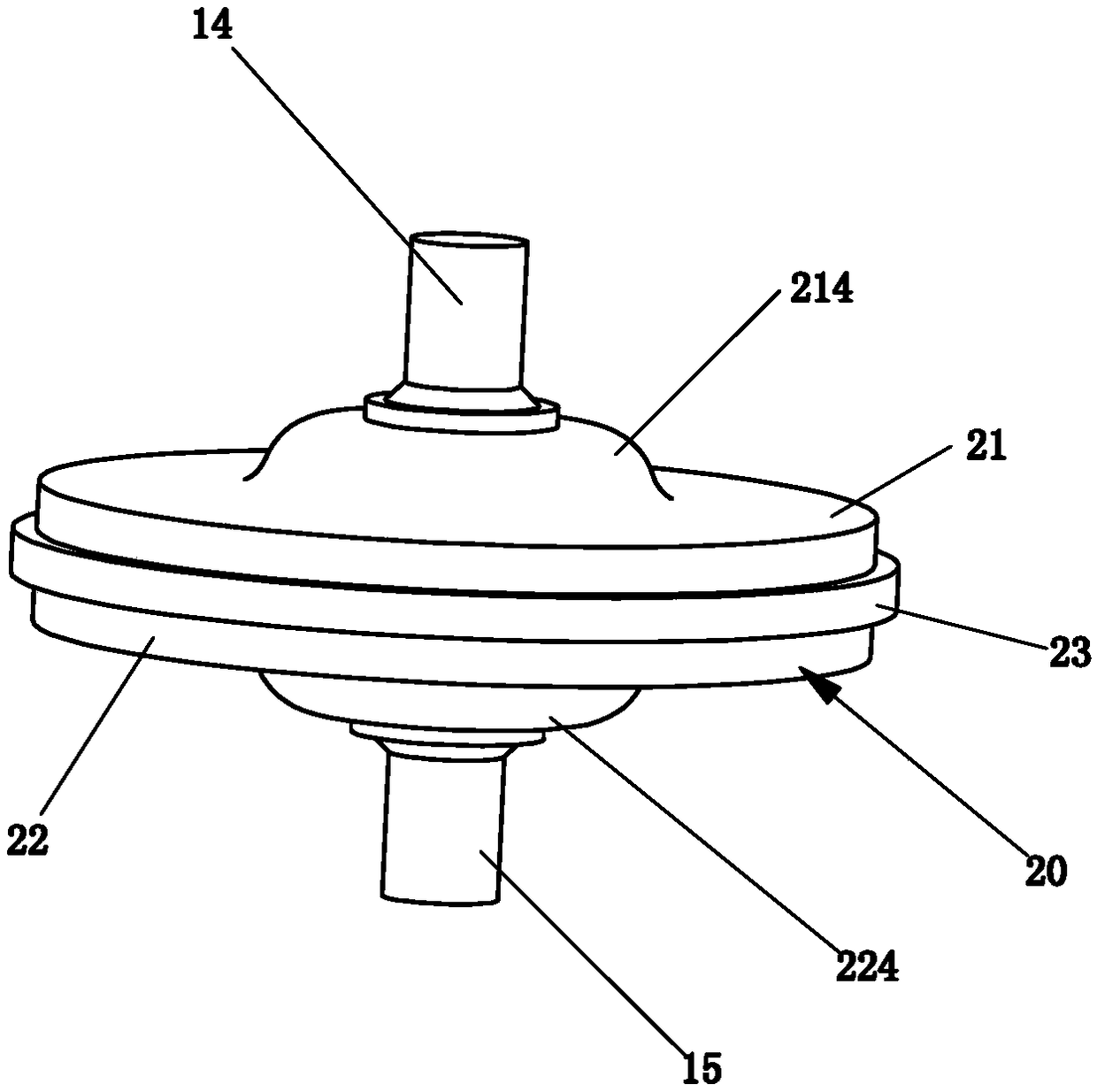 Vibration-absorbing and noise-absorbing light engine suspension