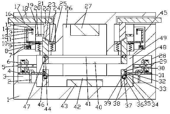 Radiation protection cloth based on mechanical principle, and use method thereof