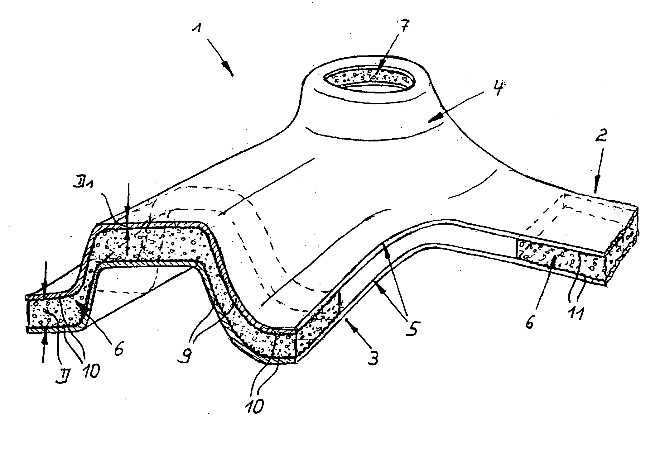 Axle structure for a motor vehicle