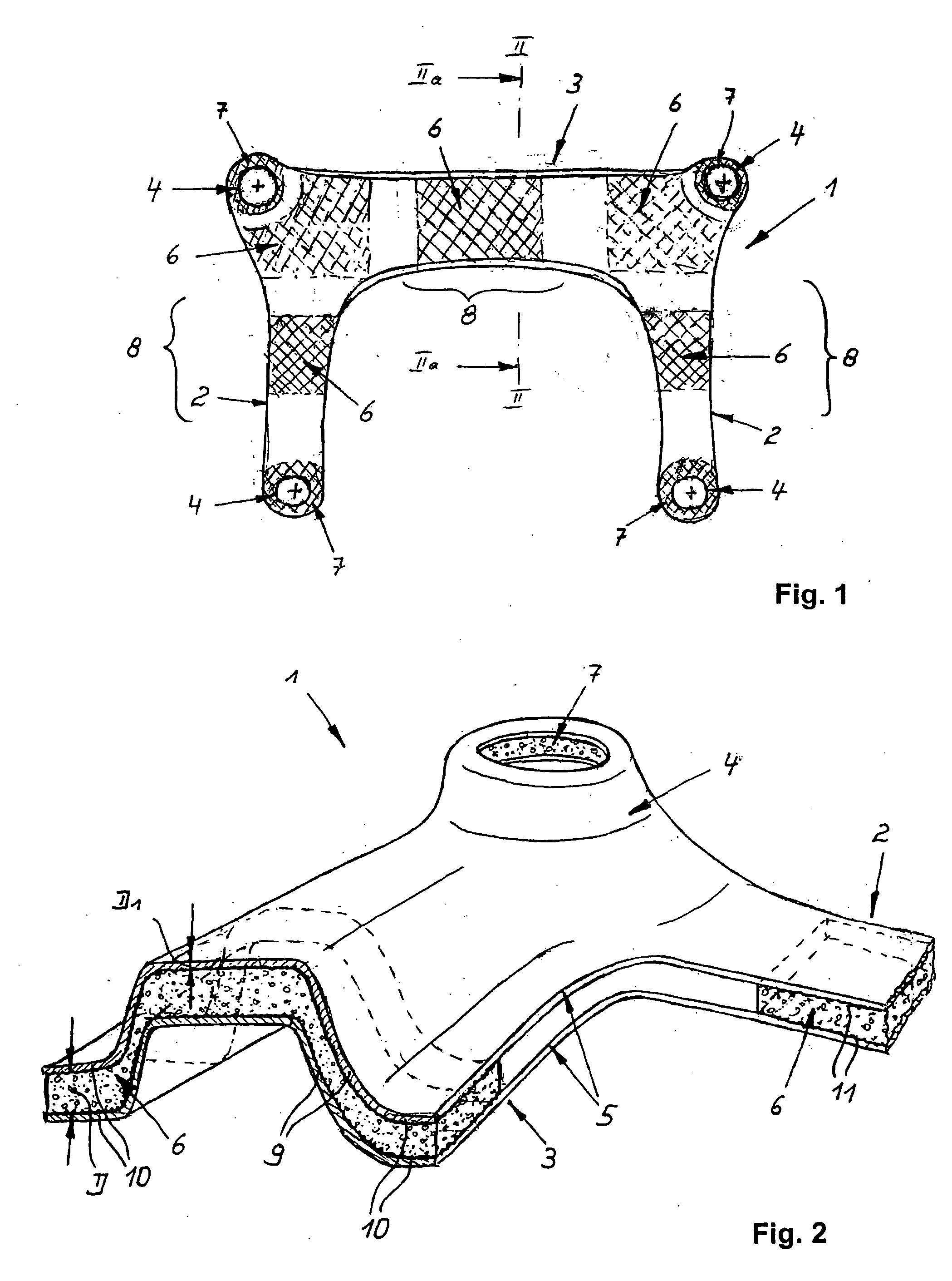 Axle structure for a motor vehicle