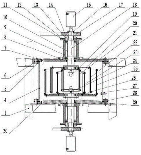 Dual-drive high-gravity rotating packed bed