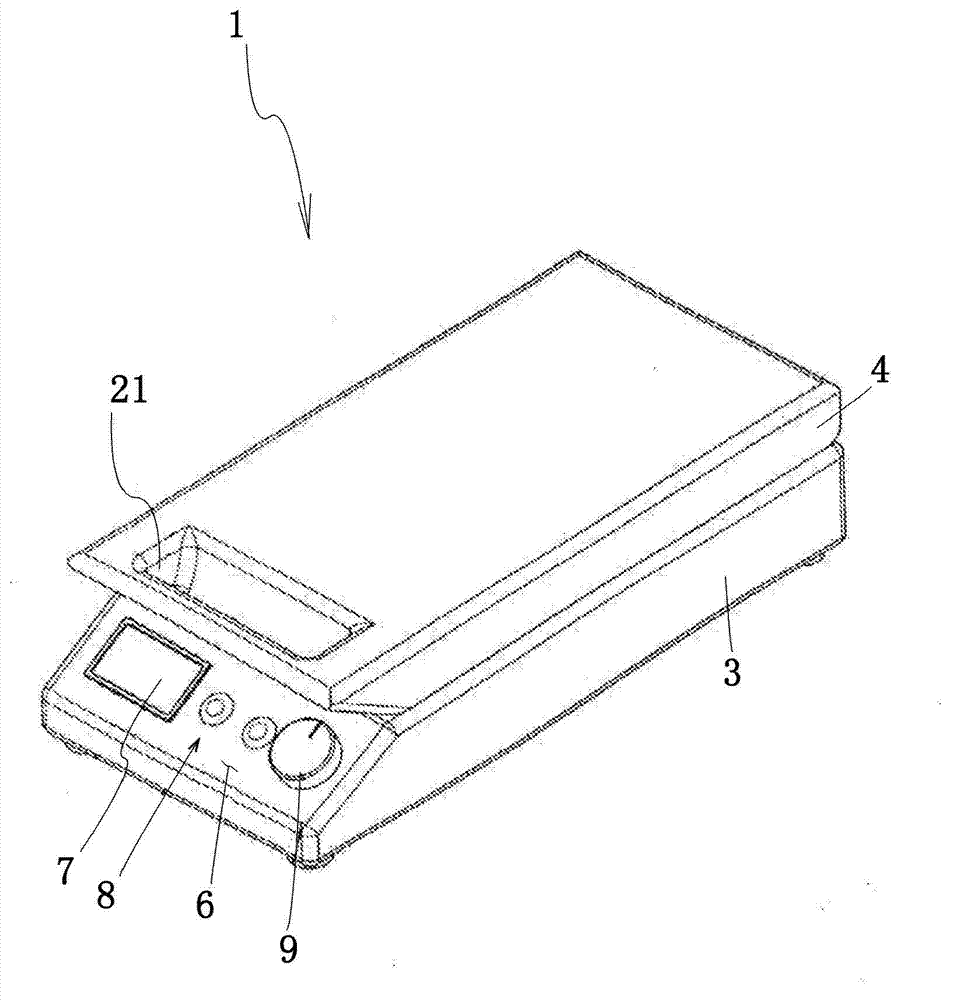 Device, packaging unit and system for steaming items to be cooked