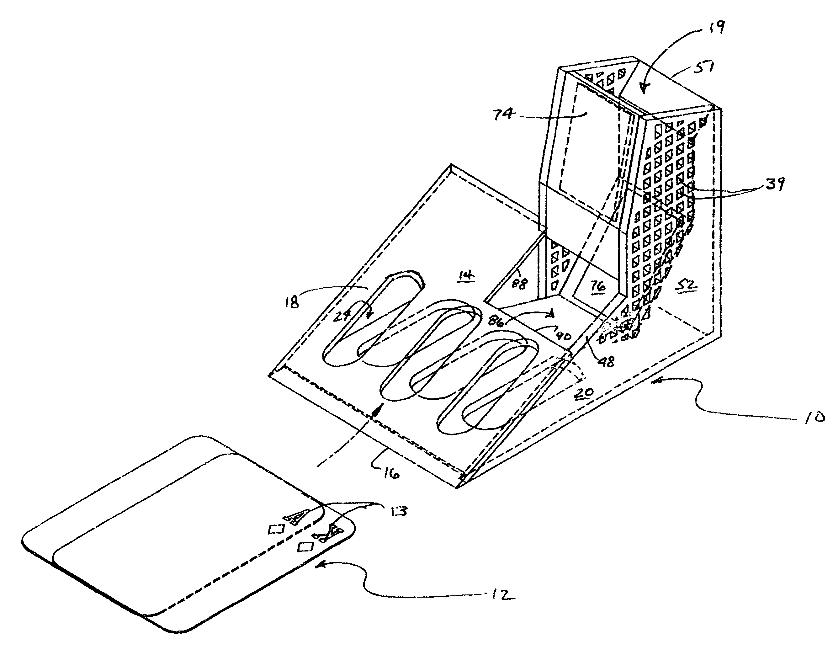 Playing card reading device and method