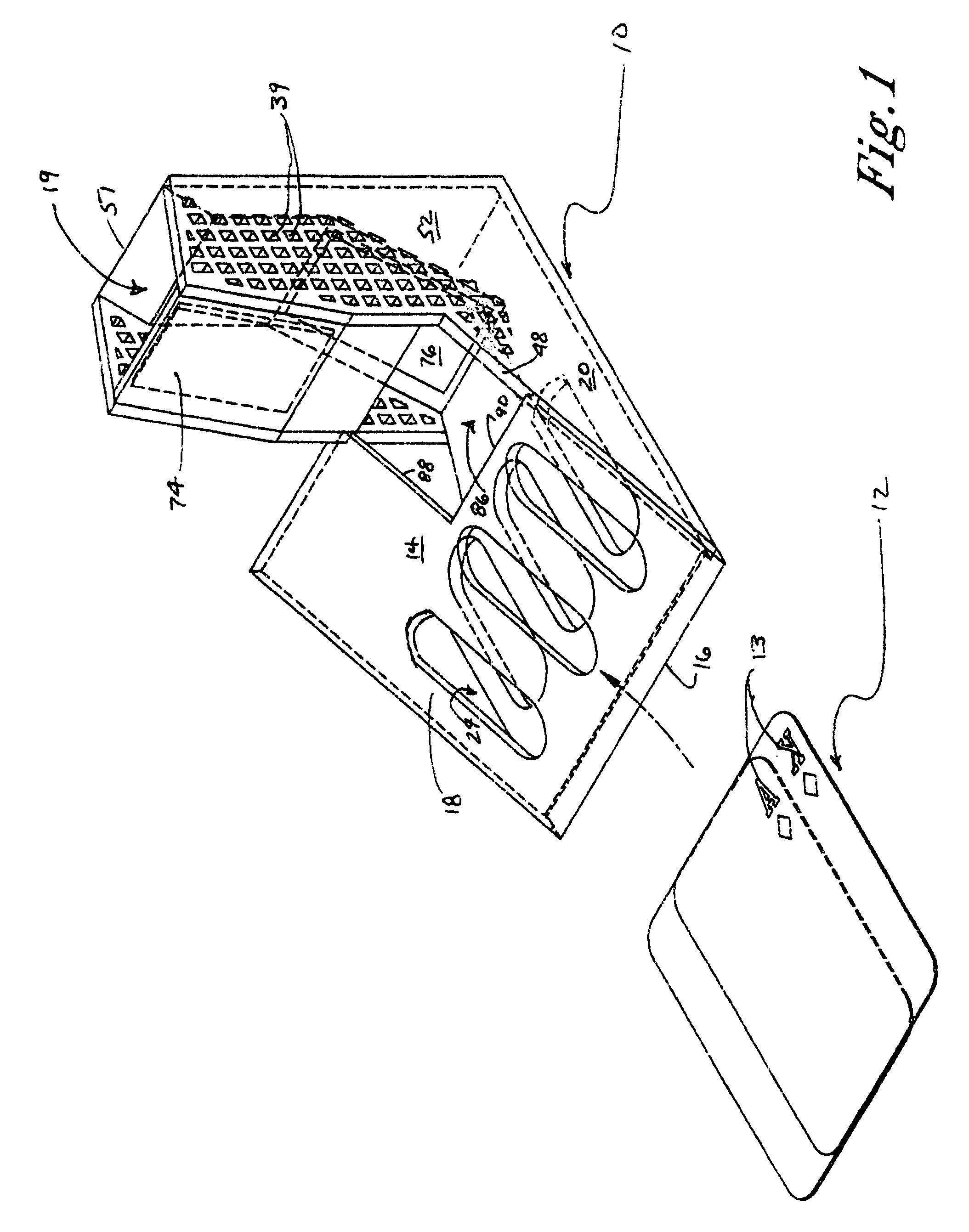 Playing card reading device and method