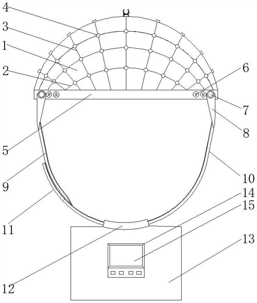 Stimulation point positioning device for dyskinesia after transcranial magnetic treatment of stroke