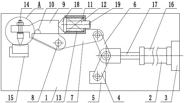 Swing type clamping device