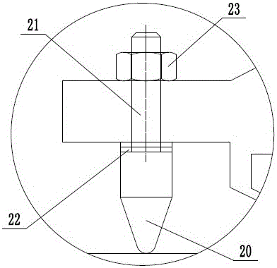 Swing type clamping device