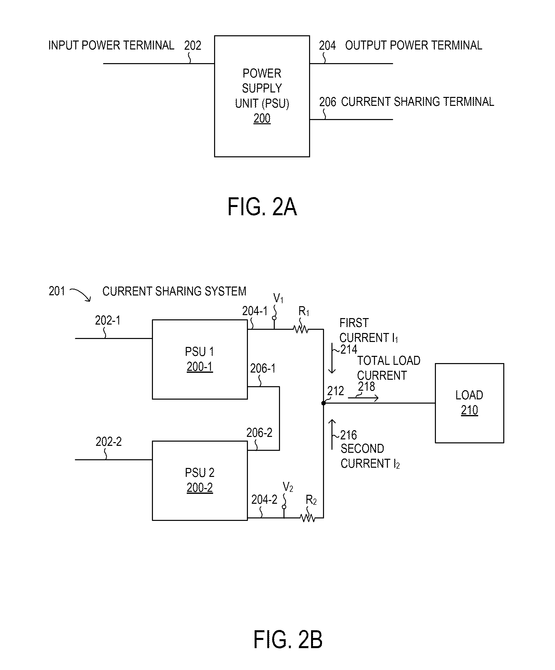 Active droop current sharing among power supply units