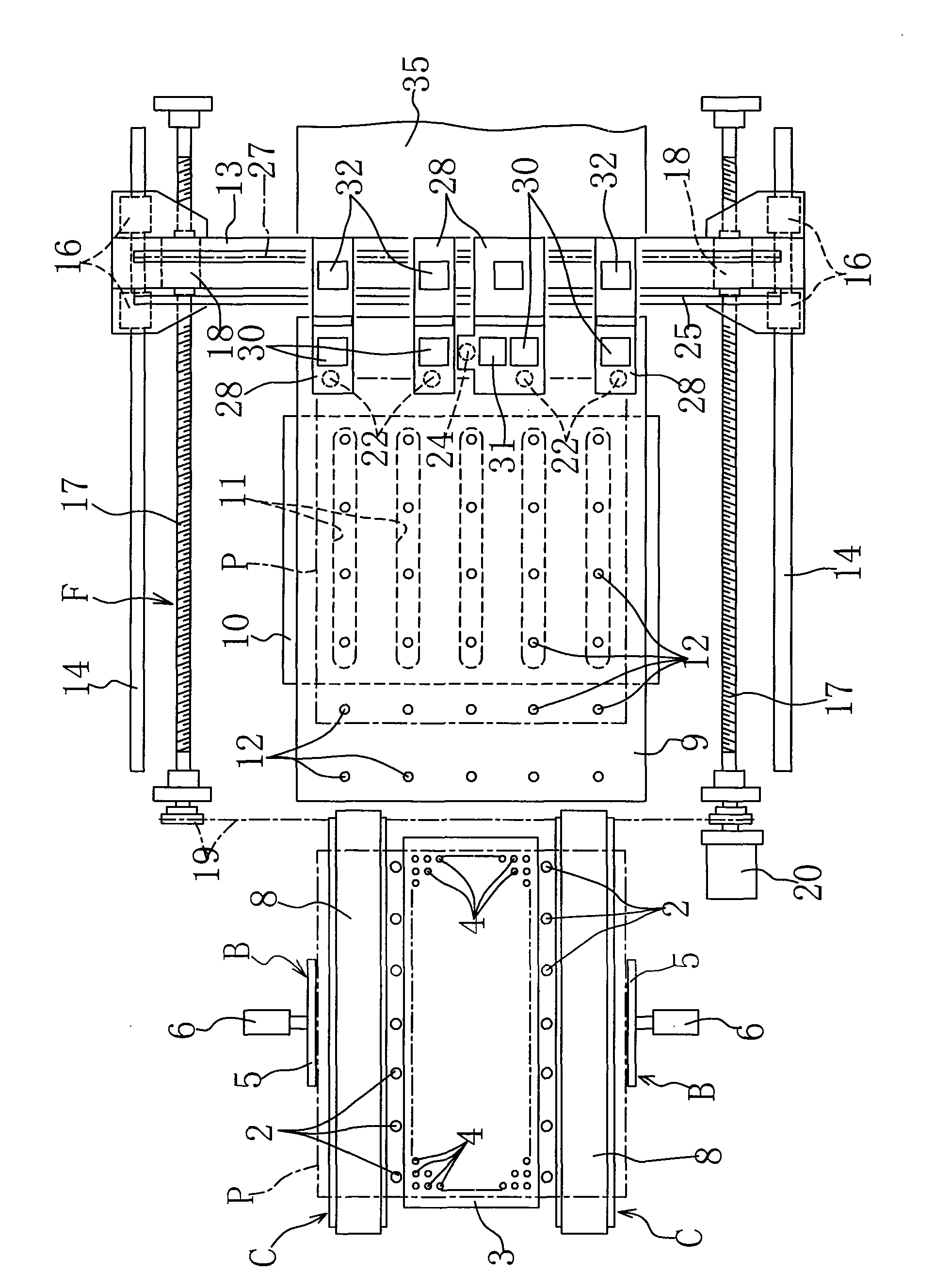 Cutting device of LCD panel