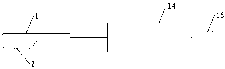 Probe and treatment device using probe